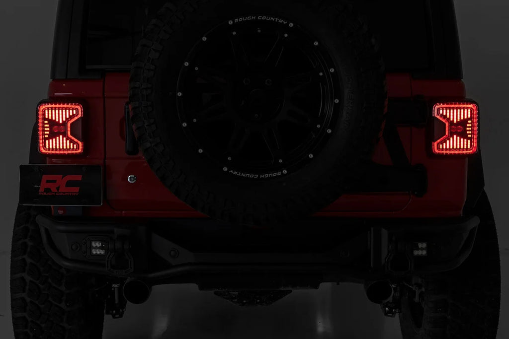 Rough Country LED Tail light | Jeep Wrangler JL (18-24)/Wrangler Unlimited (18-24) RCH5900 - Installation View