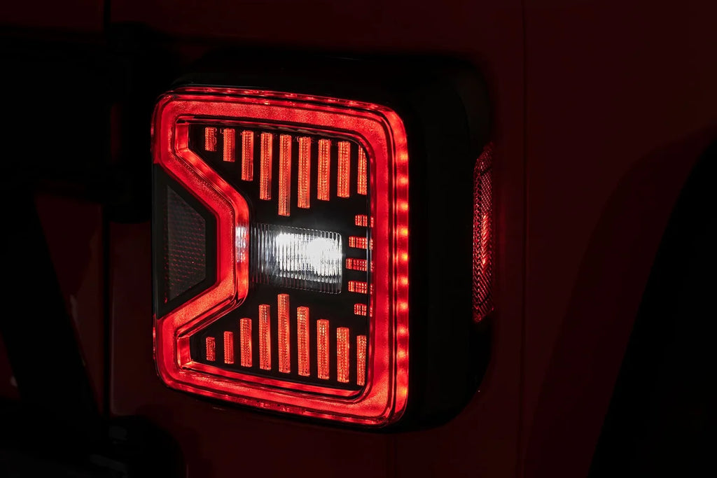 Rough Country LED Tail light | Jeep Wrangler JL (18-24)/Wrangler Unlimited (18-24) RCH5900 - Installation View