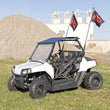 Load image into Gallery viewer, Rough Country LED Whip Light Kit | Bed Mount | Polaris Ranger RZR 170/RZR 170 93087 - Side View