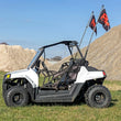Load image into Gallery viewer, Rough Country LED Whip Light Kit | Bed Mount | Polaris Ranger RZR 170/RZR 170 93087 - Back View