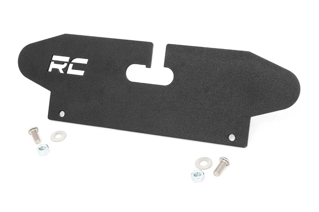 Rough Country License Plate Mnt | Hawse | Quick Release RS124 - Back View