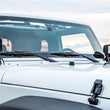 Load image into Gallery viewer, Rough Country Light Mounts | Lower Windshield | Jeep Wrangler JK/Wrangler Unlimited  (07-18) 6004 - Back View