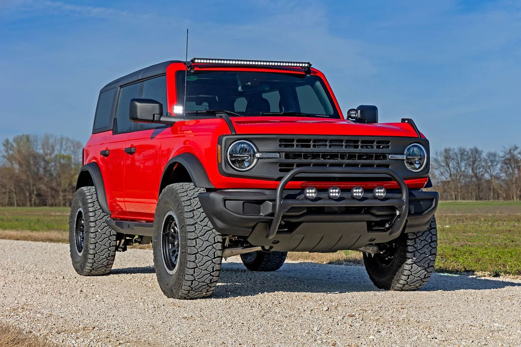 Rough Country Loaded Strut Pair | 2 Inch | Front | Ford Bronco 4WD (2021-2024) 501141 - Installation View