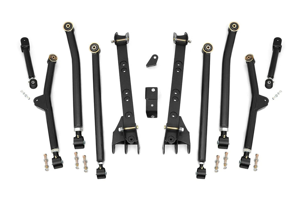 Rough Country Long Arm Upgrade Kit | 4-6 Inch Lift | Jeep Wrangler Unlimited 4WD (04-06) 63800U