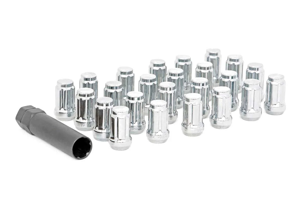 Rough Country Lug Nut Set | 1/2x20 | 24 Qty | Chrome 122024CH - Main Product View