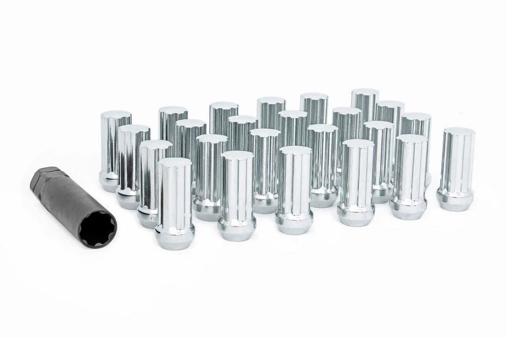 Rough Country Lug Nut Set | M12x1.25 | 24 Qty | Chrome 1212524CH - Main Product View