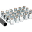 Load image into Gallery viewer, Rough Country Lug Nut Set | M12x1.25 | 24 Qty | Chrome | Open End 1212524CHOE - Main Product View