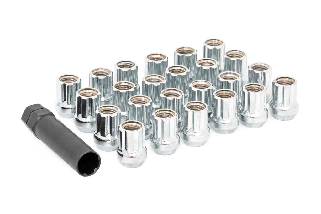 Rough Country Lug Nut Set | M12x1.25 | 24 Qty | Chrome | Open End 1212524CHOE - Main Product View
