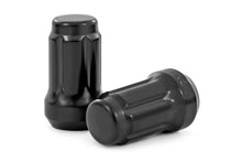 Load image into Gallery viewer, Rough Country Lug Nut Set | M12x1.5 | 16 Qty | Splined | Black - Side View