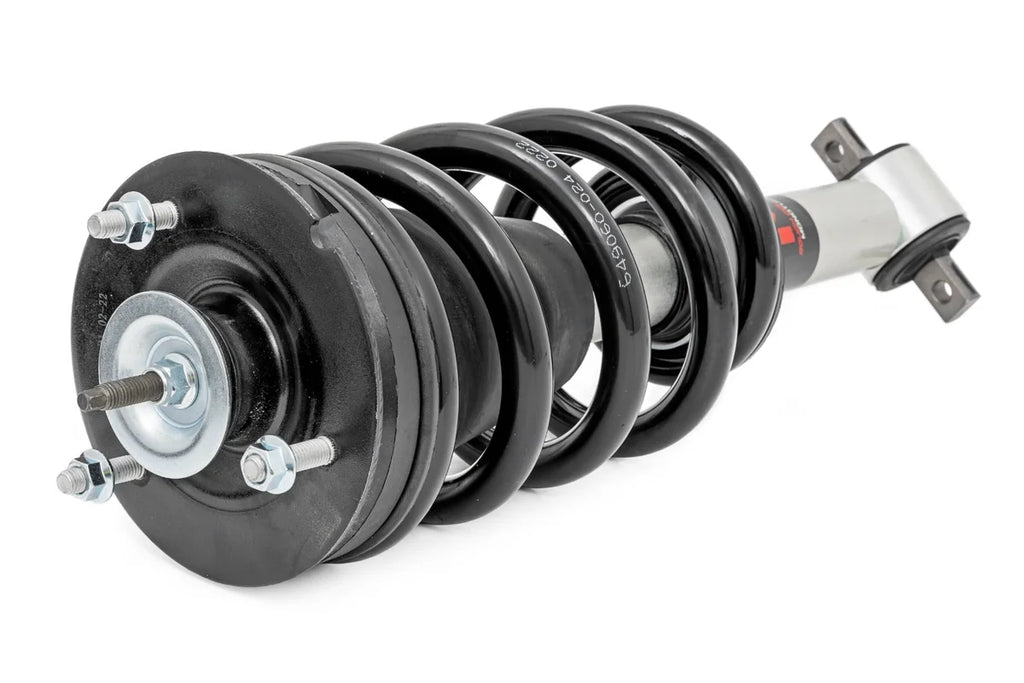 Rough Country M1 Adjustable Leveling Struts | Monotube | 0-2" | Chevy/GMC 1500 Truck & SUV (07-14) 502029 - Side View