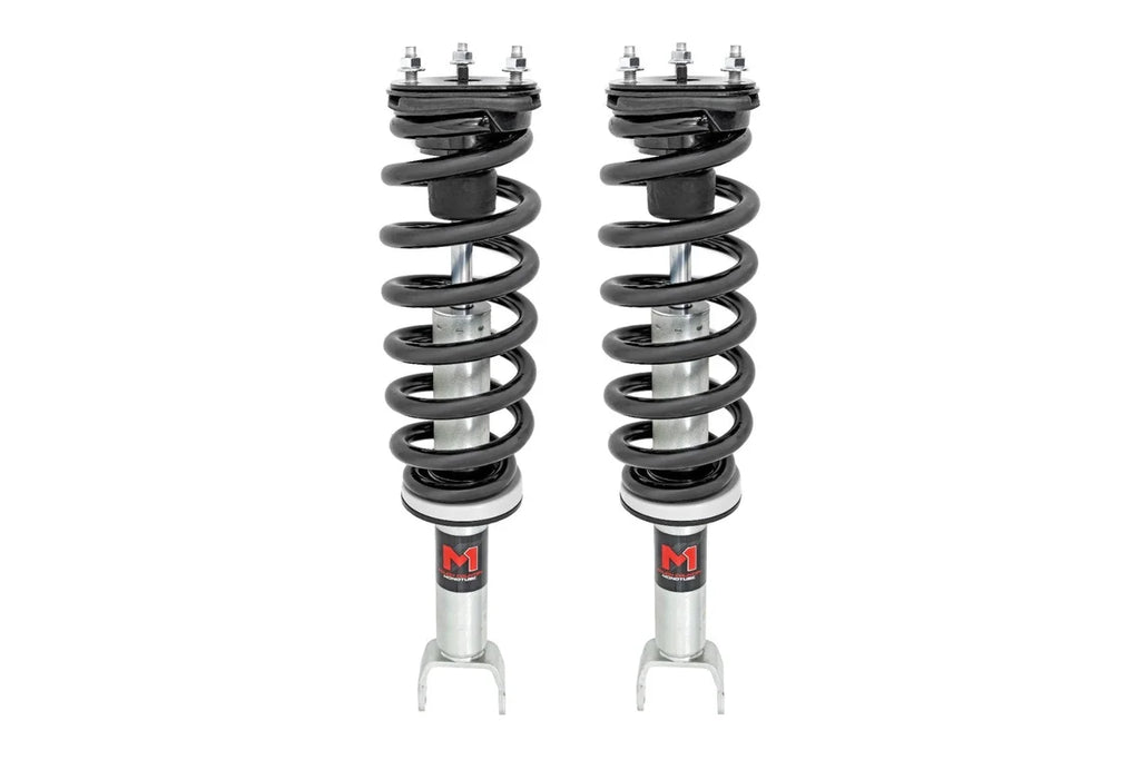 Rough Country M1 Adjustable Leveling Struts | Monotube | 0-2" | Ram 1500 4WD (2012-2018 & Classic) 502028 - Installation View