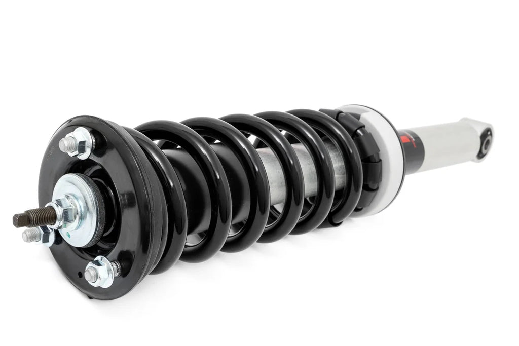 Rough Country M1 Loaded Strut Pair | 2.5 Inch | Nissan Frontier 4WD (2005-2024) 502098 - Front View