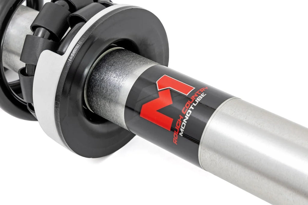 Rough Country M1 Loaded Strut Pair | 2.5 Inch | Nissan Frontier 4WD (2005-2024) 502098 - Front View