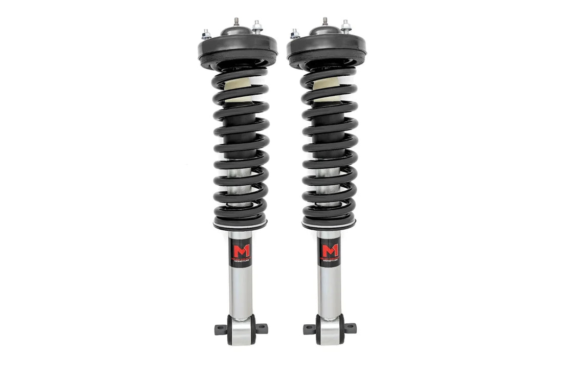Rough Country M1 Loaded Strut Pair | 4 Inch | Ford F-150 4WD (2014-2026) 502051C - Side View