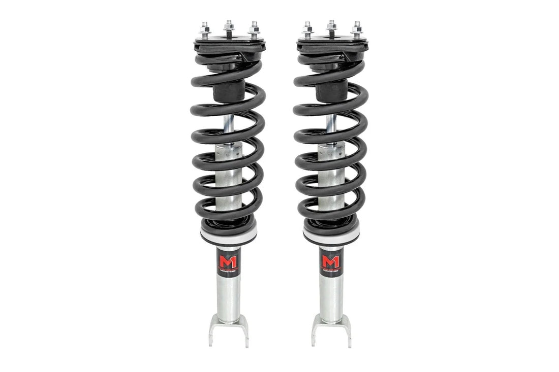 Rough Country M1 Loaded Strut Pair | 4 Inch | Ram 1500 4WD (2012-2018 & Classic) 502027 - Installation View