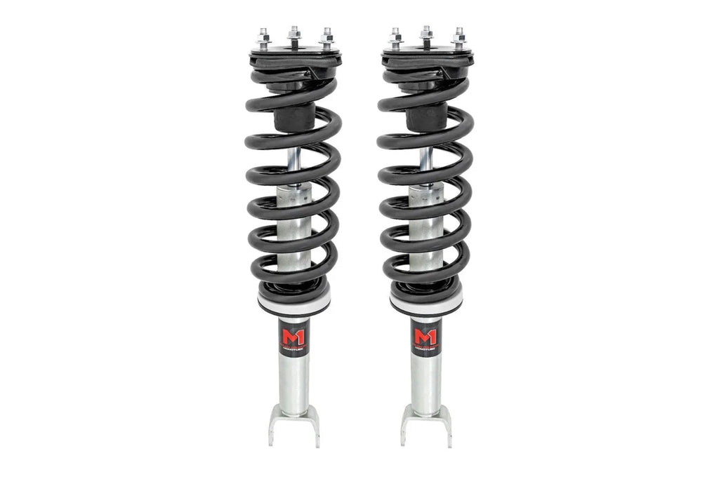 Rough Country M1 Loaded Strut Pair | 4 Inch | Ram 1500 4WD (2012-2018 & Classic) 502027 - Installation View