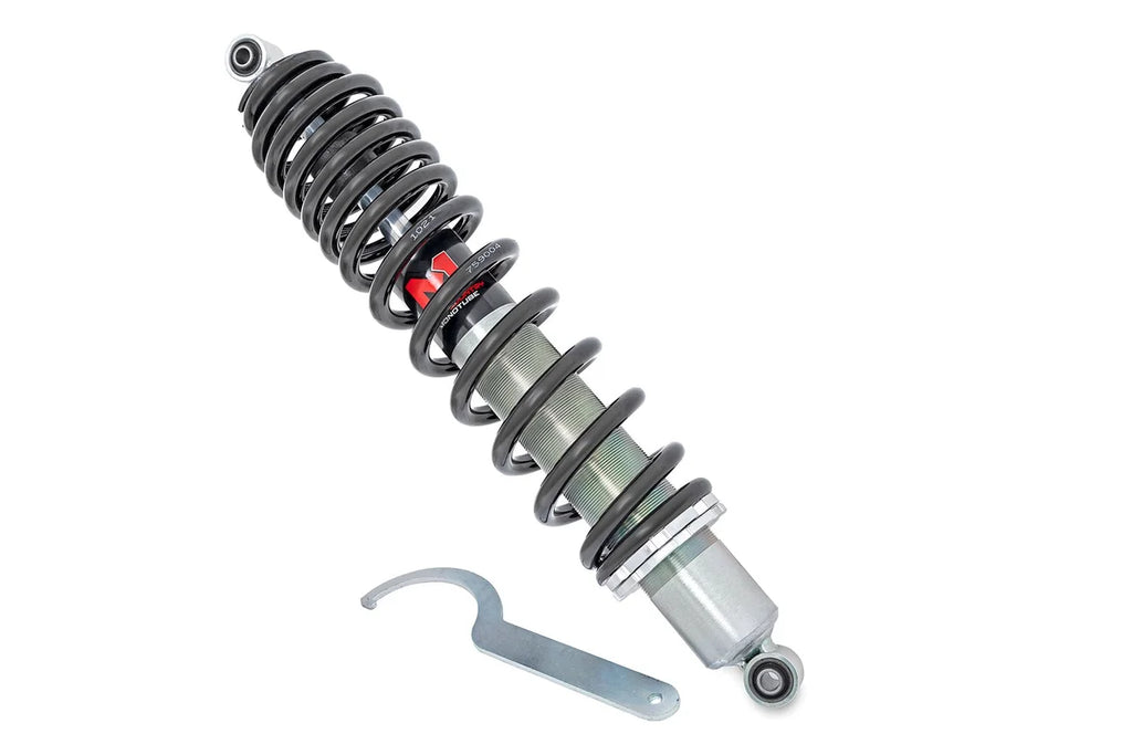 Rough Country M1 Rear Coil Over Shocks | Ride Height Adjust | Can-Am Defender HD 5/HD 8/HD 9 301004 - Side View