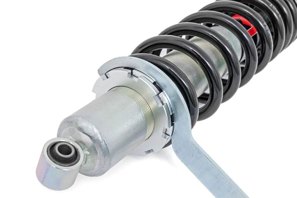 Rough Country M1 Rear Coil Over Shocks | Ride Height Adjust | Can-Am Defender HD 5/HD 8/HD 9 301004 - Back View