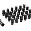 Load image into Gallery viewer, Rough Country M12 x 1.5 Lug Nut Set of 24 | Black | Closed End | Extended Thread - Main Product View