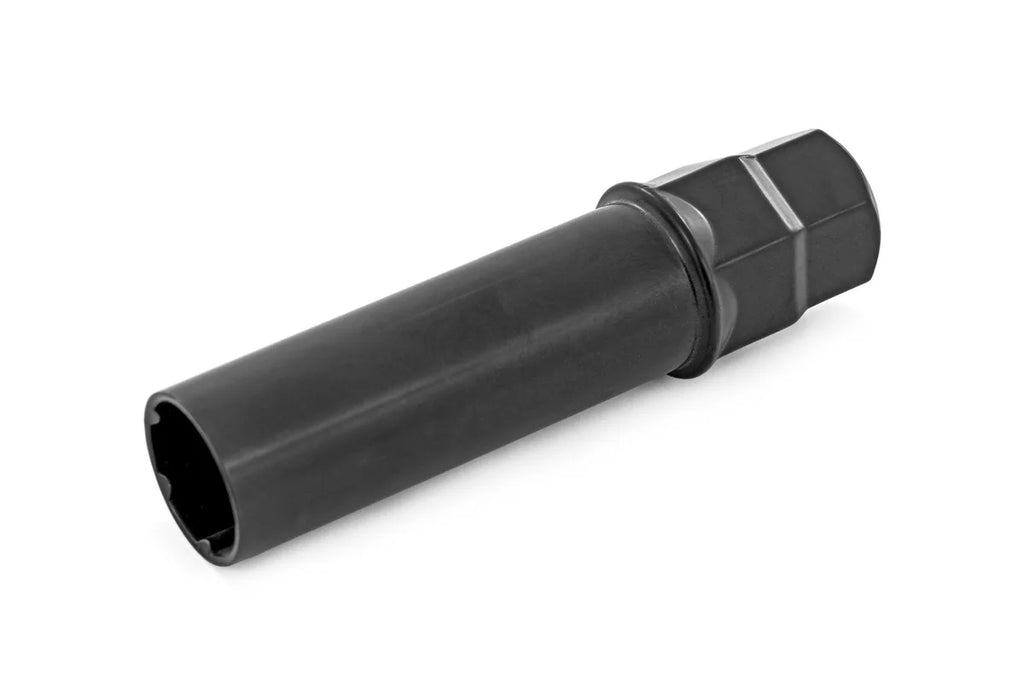 Rough Country M12 x 1.5 Lug Nut Set of 24 | Black | Closed End | Extended Thread - Detail View