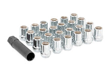 Load image into Gallery viewer, Rough Country M14 x 2.0 Lug Nut Set of 32 | Chrome | Open End 142032CHOE - Main Product View