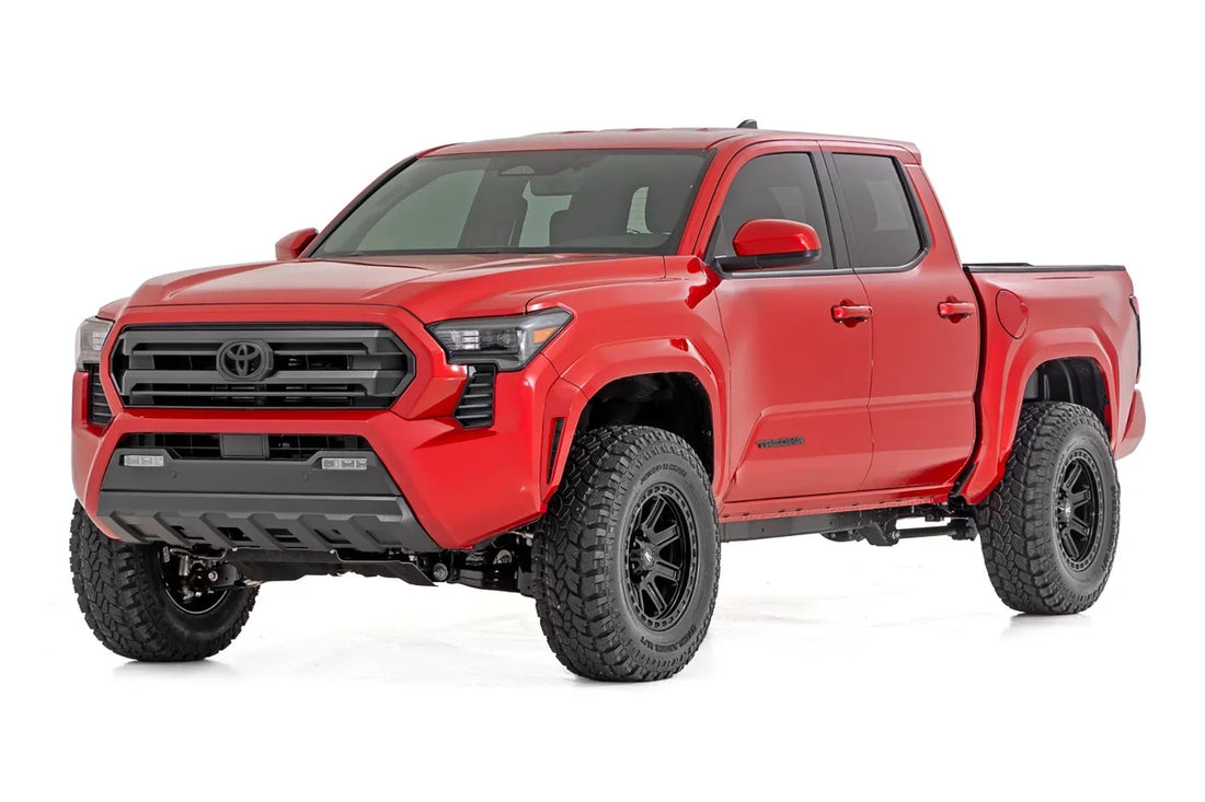 Rough Country M1R Reservoir Leveling Struts | Adjustable Height | Front | Toyota Tacoma (24-25) - Back View