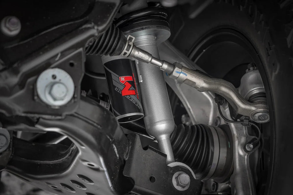 Rough Country M1R Reservoir Loaded Struts | 2 Inch | Front | Toyota Land Cruiser 4WD (24-25) - Side View