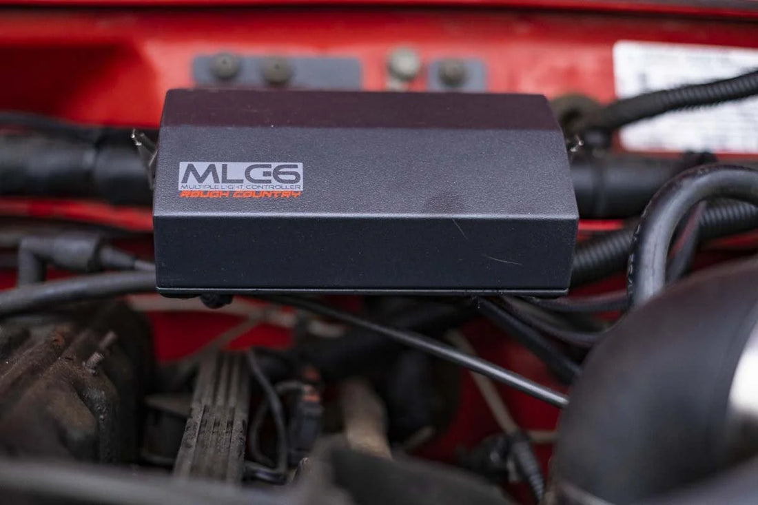 Rough Country MLC-6 | Muliple Light Controller | Jeep Cherokee XJ 2WD/4WD (1997-2001) 70954 - Installation View