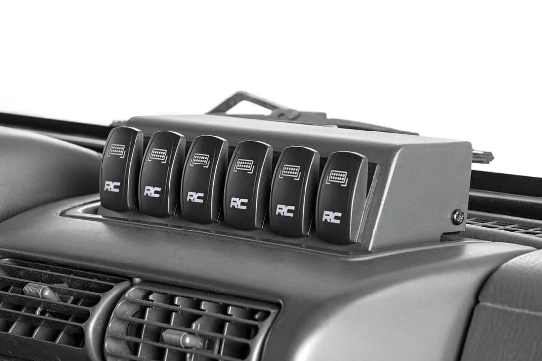 Rough Country MLC-6 | Muliple Light Controller | Jeep Wrangler TJ (97-06)/Wrangler Unlimited (04-06) 70956 - Side View