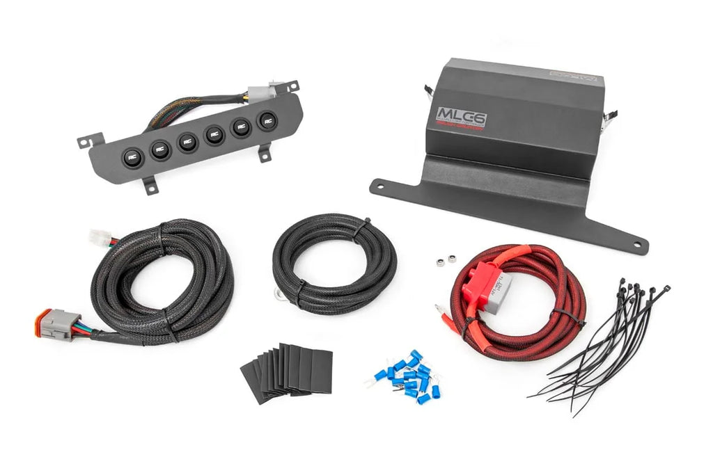Rough Country MLC-6 | Muliple Light Controller | Lower Dash | Jeep Wrangler JL/Wrangler Unlimited (18-24) 70964 - Kit Cont...