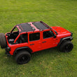 Load image into Gallery viewer, Rough Country Mesh Bikini Top Plus | Black | Jeep Wrangler JL (21-23)/Wrangler Unlimited (18-23) 85120 - Side View
