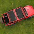 Load image into Gallery viewer, Rough Country Mesh Bikini Top Plus | Black | Jeep Wrangler JL (21-23)/Wrangler Unlimited (18-23) 85120 - Back View