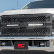 Load image into Gallery viewer, Rough Country Mesh Grille | 12" Dual Row LED | Black | Ford F-250/F-350 Super Duty (17-19) 70216 - Additional View 6