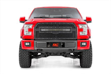 Load image into Gallery viewer, Rough Country Mesh Grille | 30" Dual Row LED | Black | Ford F-150 2WD/4WD (2015-2017) 70193 - Installation View