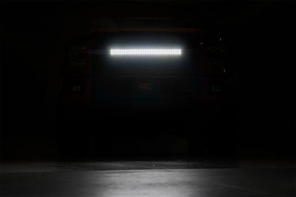 Rough Country Mesh Grille | 30" Dual Row LED | Black | Ford F-150 2WD/4WD (2015-2017) 70193 - Additional View 6