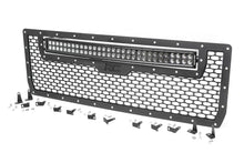 Load image into Gallery viewer, Rough Country Mesh Grille | 30" Dual Row LED | Black | GMC Sierra 1500 2WD/4WD (2014-2015) 70190 - Back View