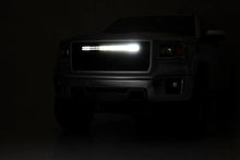 Load image into Gallery viewer, Rough Country Mesh Grille | 30" Dual Row LED | Black | GMC Sierra 1500 2WD/4WD (2014-2015) 70190 - Installation View