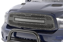 Load image into Gallery viewer, Rough Country Mesh Grille | 30" Dual Row LED | Black | Ram 1500 2WD/4WD (2013-2018 &amp; Classic) 70199 - Installation View