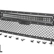 Load image into Gallery viewer, Rough Country Mesh Grille | 30" Dual Row LED | Black | White DRL | GMC Sierra 1500 (14-15) 70190DRL - Main Product View