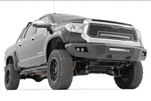 Load image into Gallery viewer, Rough Country Mesh Grille | 30" Dual Row LED | Black | White DRL | Toyota Tundra (14-17) 70225 - Installation View