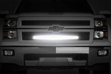 Load image into Gallery viewer, Rough Country Mesh Grille | 30" Single Row LED | Black | Chevy Silverado 1500 (14-15) 70103 - Back View