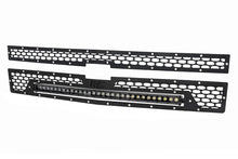 Load image into Gallery viewer, Rough Country Mesh Grille | 30" Single Row LED | Black | Chevy Silverado 1500 (14-15) 70103 - Installation View