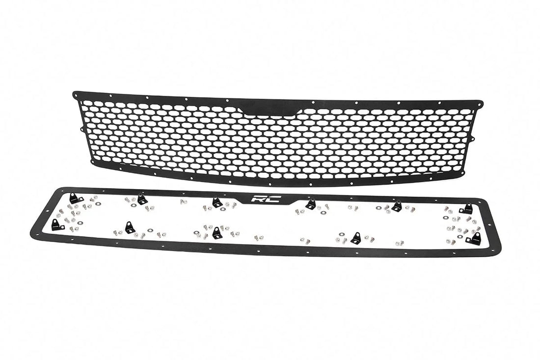 Rough Country Mesh Grille | Chevy Silverado 1500 2WD/4WD (2007-2013) 70194 - Side View