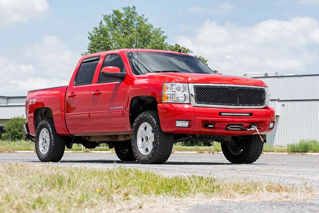 Rough Country Mesh Grille | Chevy Silverado 1500 2WD/4WD (2007-2013) 70194 - Additional View 5