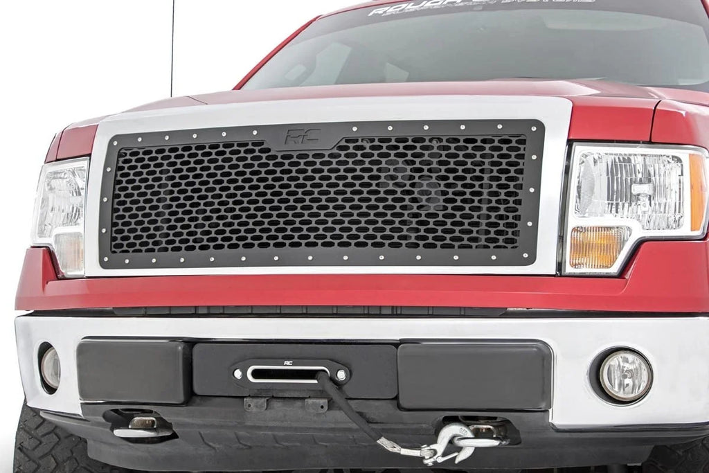 Rough Country Mesh Grille | Ford F-150 2WD/4WD (2009-2014) 70229 - Main Product View