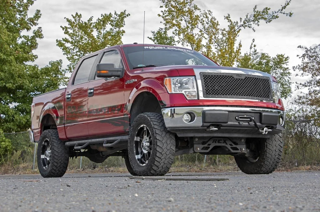Rough Country Mesh Grille | Ford F-150 2WD/4WD (2009-2014) 70229 - Installation View