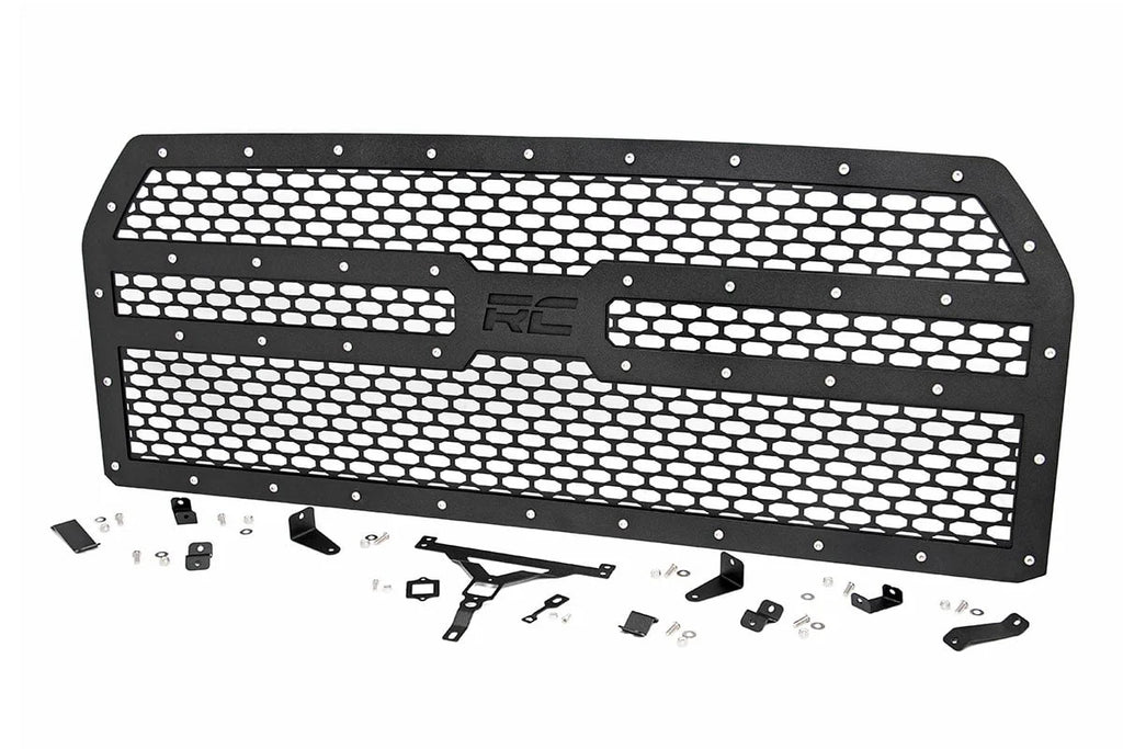Rough Country Mesh Grille | Ford F-150 2WD/4WD (2015-2017) 70191 - Installation View