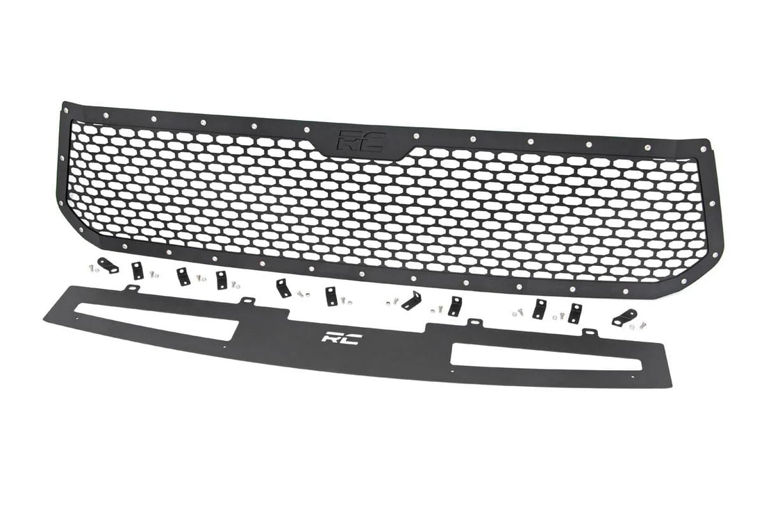 Rough Country Mesh Grille | Toyota Tundra 2WD/4WD (2014-2017) 70222 - Installation View
