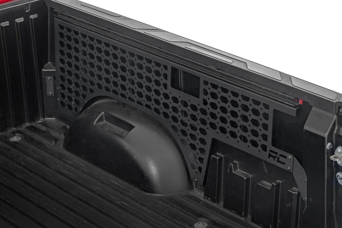 Rough Country Molle Bed Mounting Panel | Toyota Tundra 2WD/4WD (2022-2026) - Back View