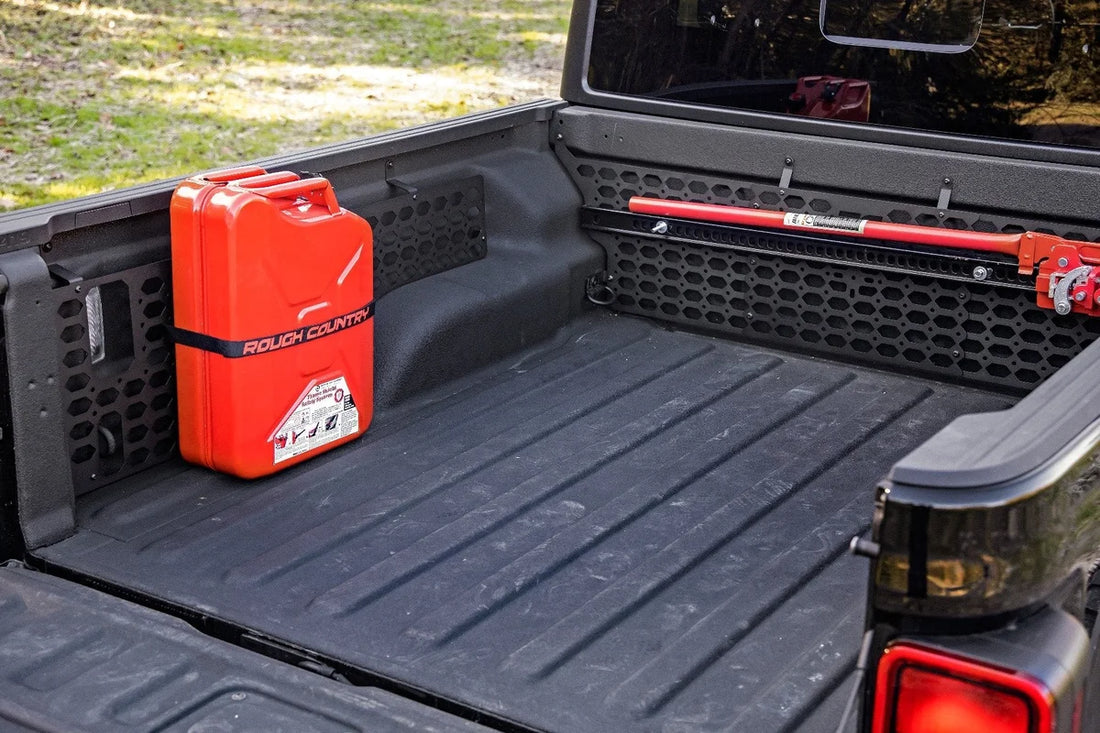 Rough Country Molle Bed Panel Kit | DR & PS Combo | Jeep Gladiator JT 4WD (2020-2024) 10636 - Additional View 6